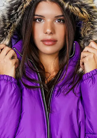 model with purple jacket 2
